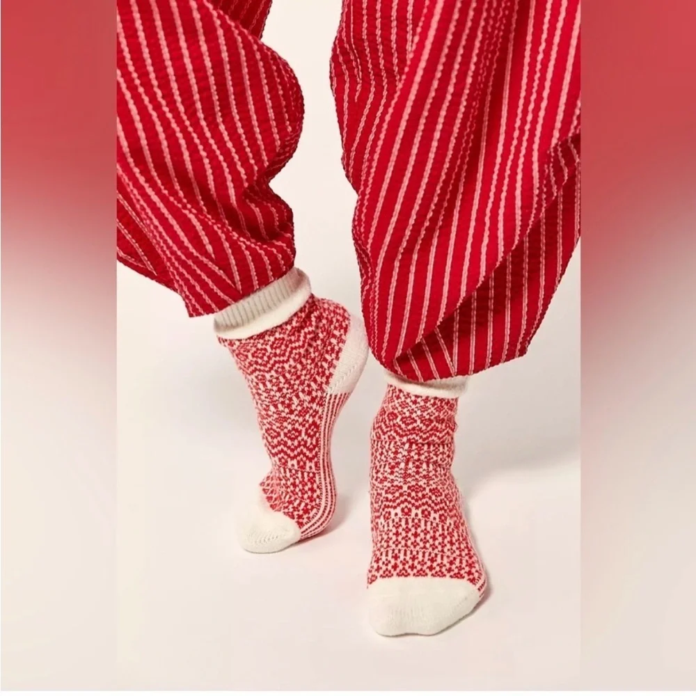 Free people Nordic knit Socks set of 3 NWT